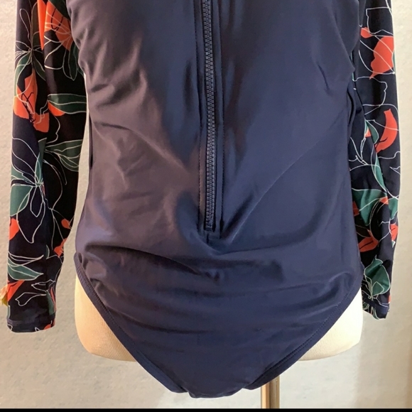 All In Motion One Piece Rashguard Swimsuit - Picture 4 of 9